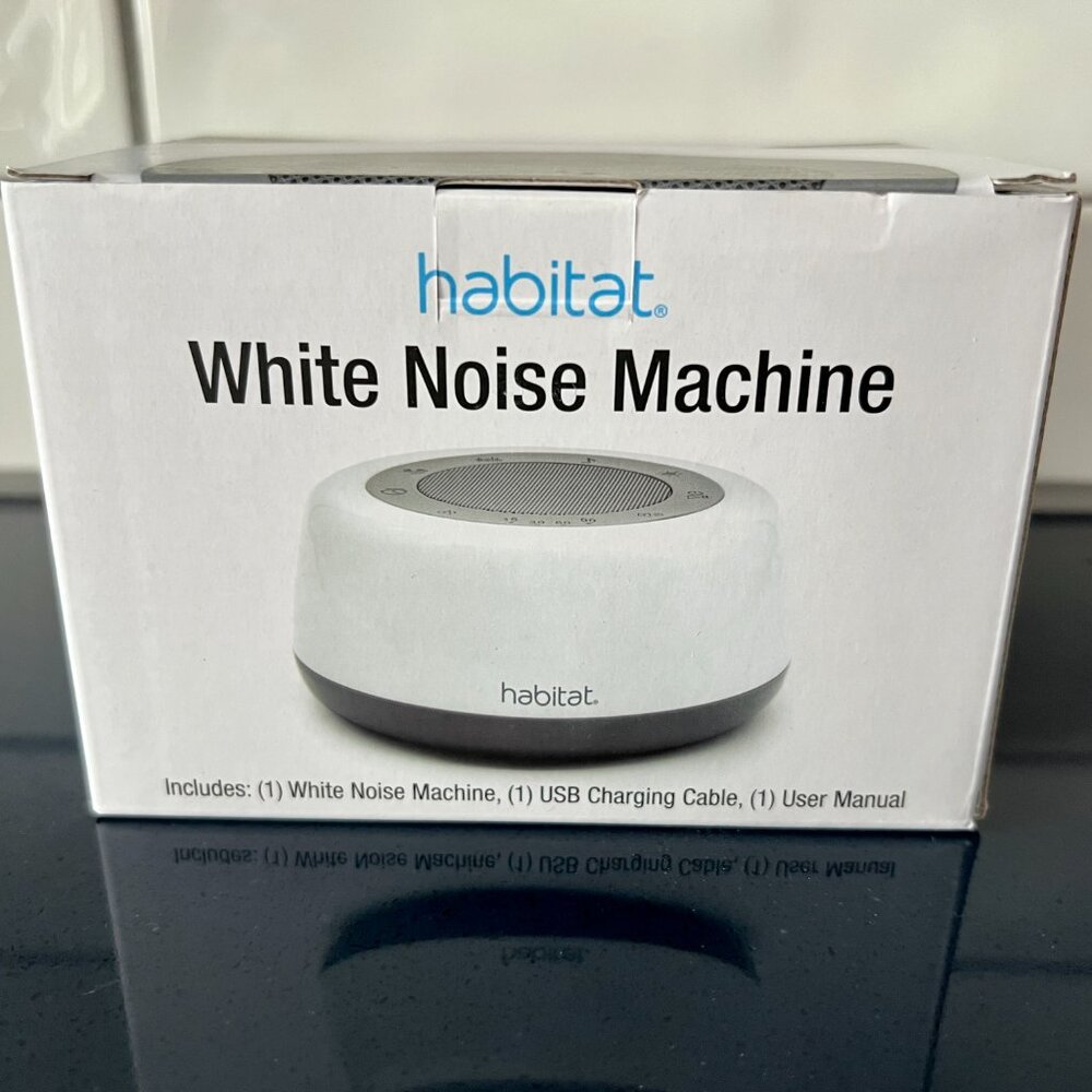 CAN'T SLEEP? Habitat White Noise Machine 25 Sound + 10 Color Options and…